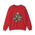 Haulin' the Holidays Crewneck Sweatshirt — Vintage Santa Trucker Christmas Sweater